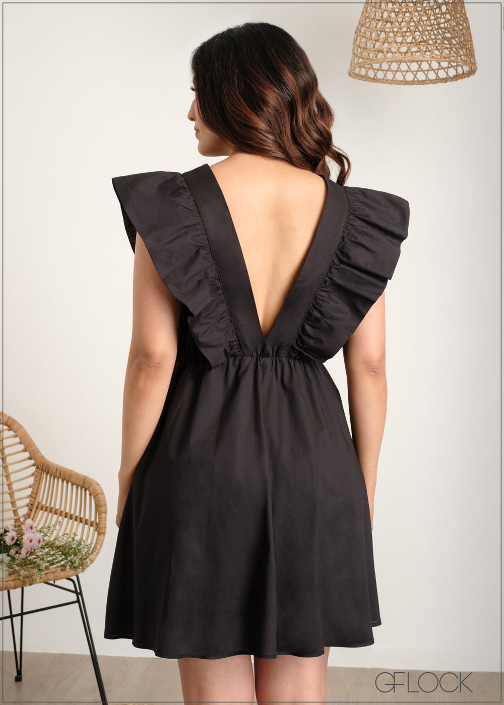 Frill Detail Mini Dress - 060625