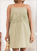 Embroidered Dress - 230525