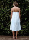 Lace Insert Strappy Dress - 020224