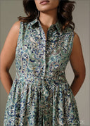 Sleeveless Midi Dress - 281225