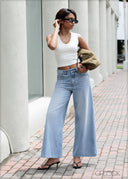 Ultra Wide Leg Jean - Short Length - 241026