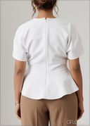 Puff Sleeved Top - 230926W