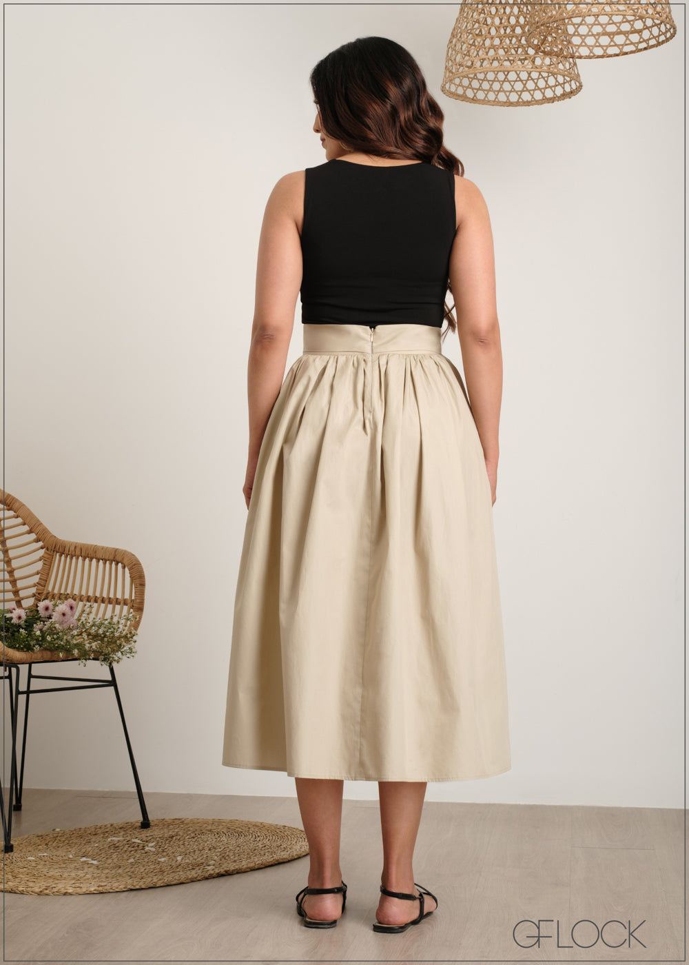 Knot Detailed Skirt - 060625