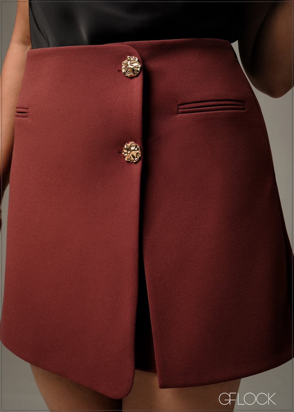 Trim Detailed Skort - 121225