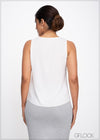 Sleeveless V-Neck Top - 290523