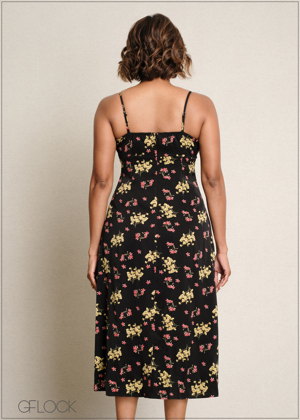 Floral Printed Midi Dress - 090525
