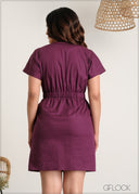 Waist Detailed Dress - 060625