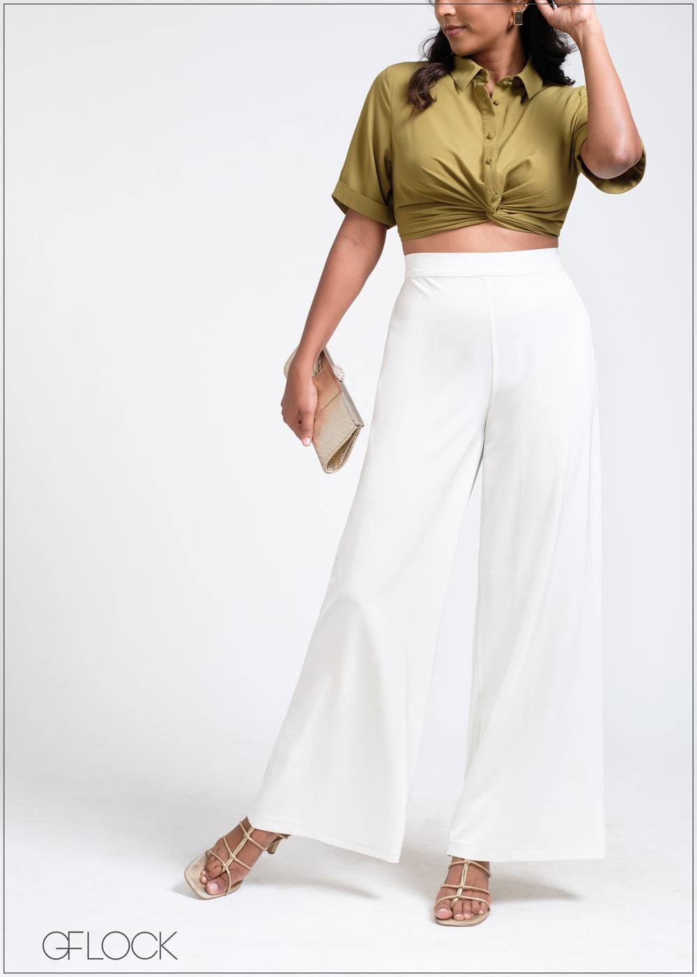 Twist Detailed Crop Top - 260525