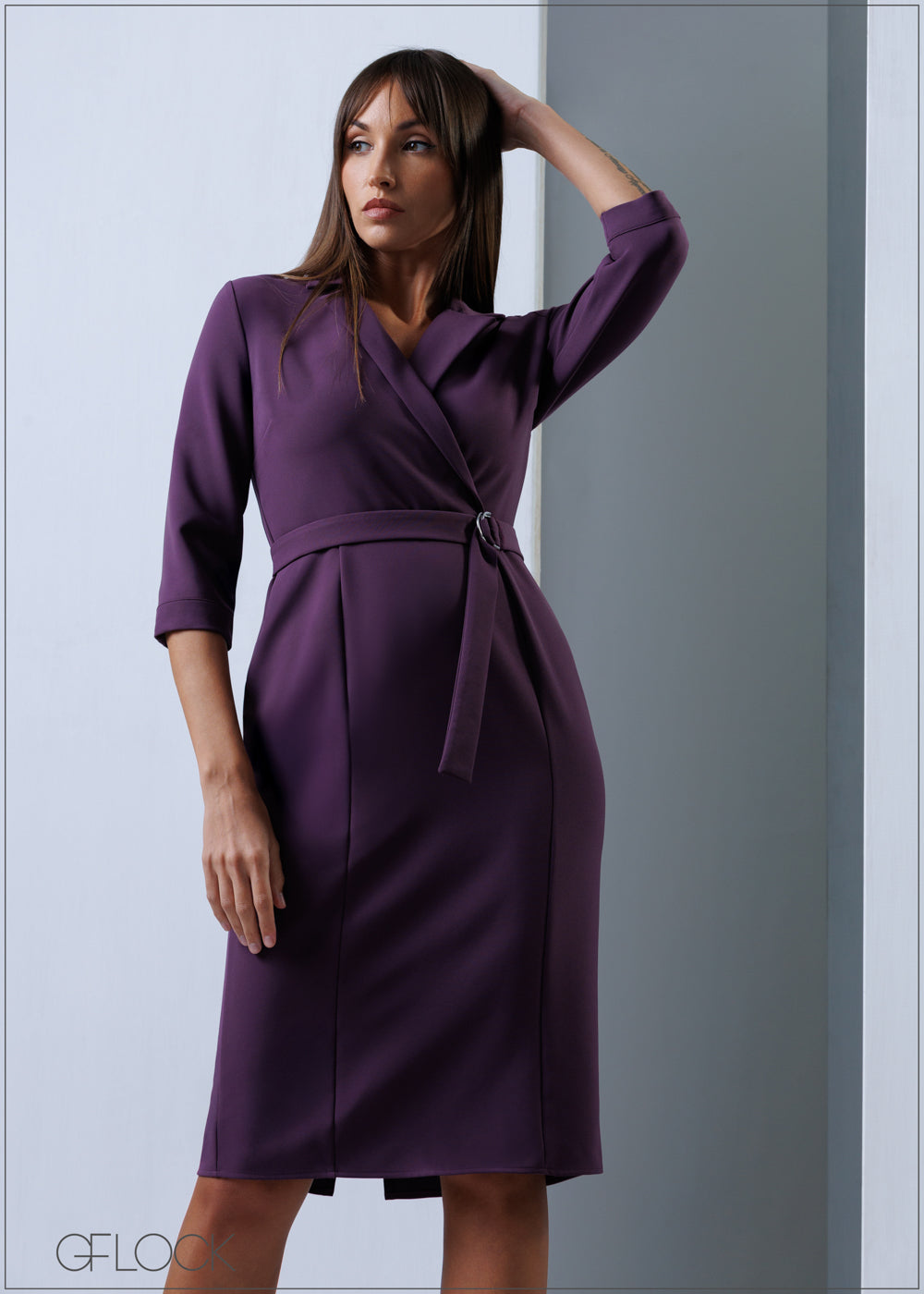 Body Fitted Dress - 211125