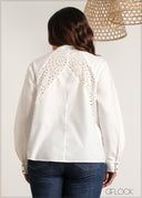 Lace Detailed Shirt - 060625