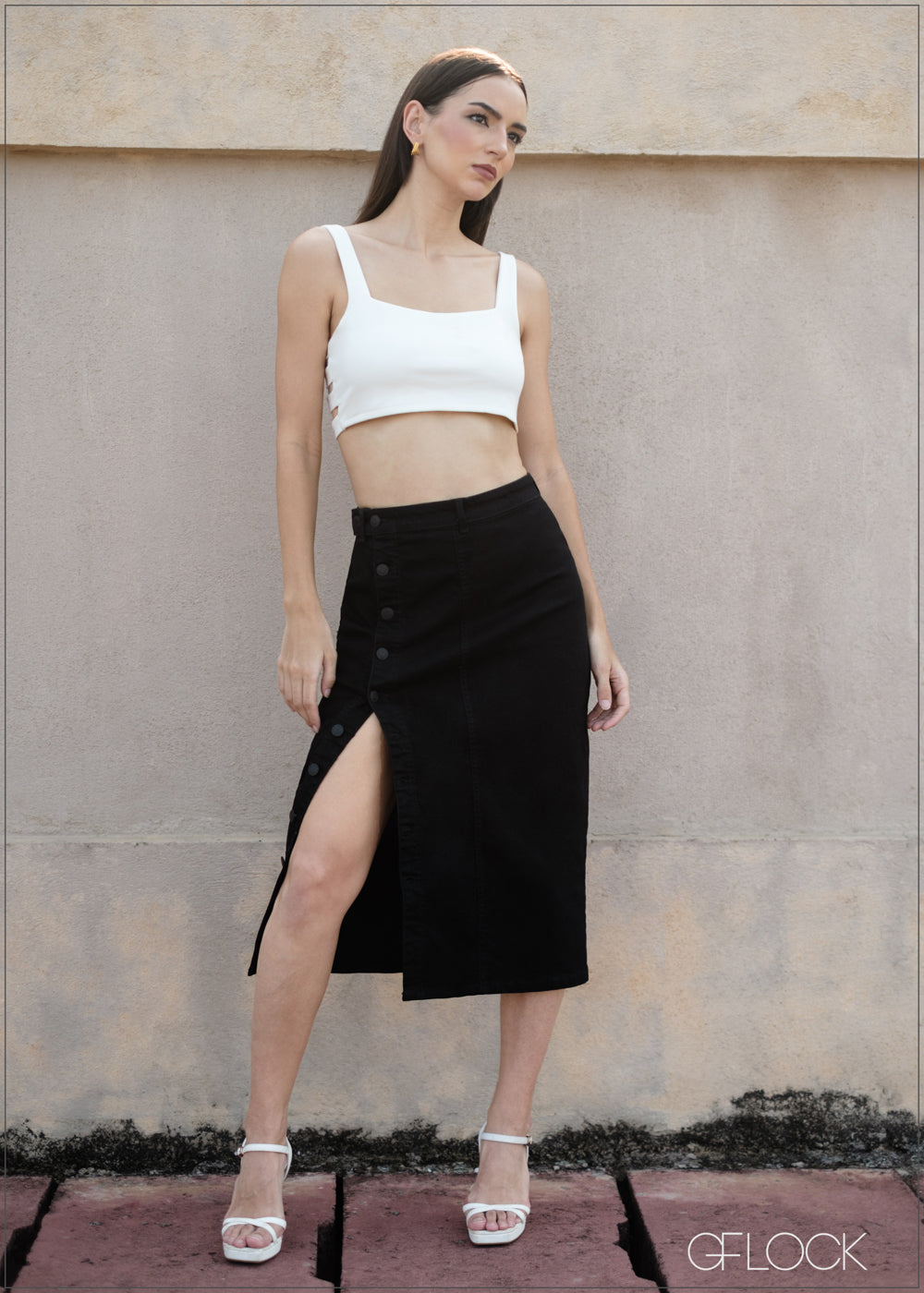 Denim Skirt - 090425