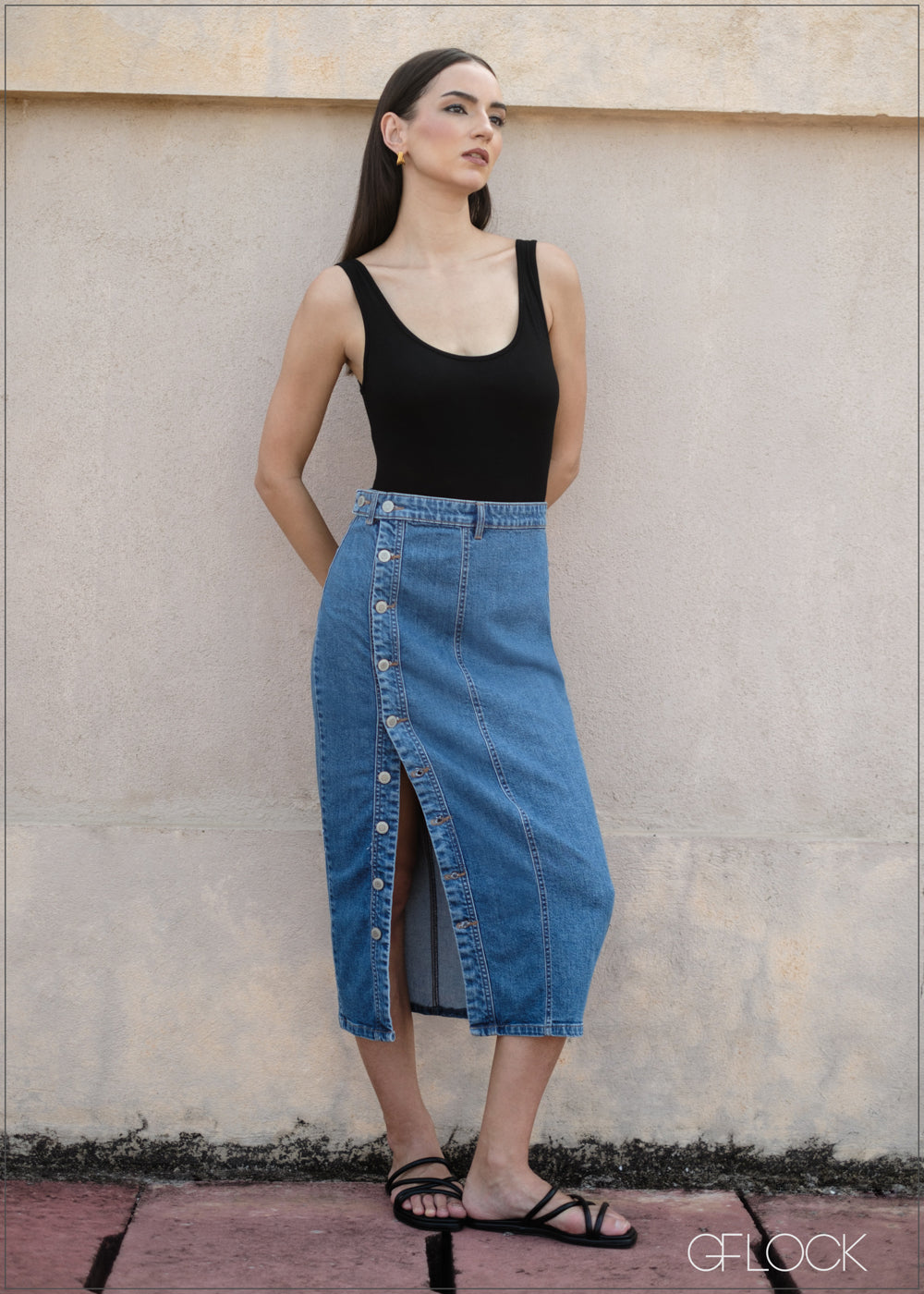 Denim Skirt - 090425
