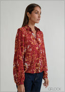 Collared Printed Shirt - 070926