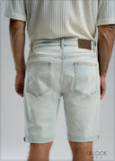Light Wash Denim Short - 121125