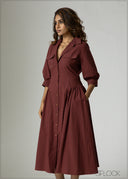 Gathered Dress - 201026