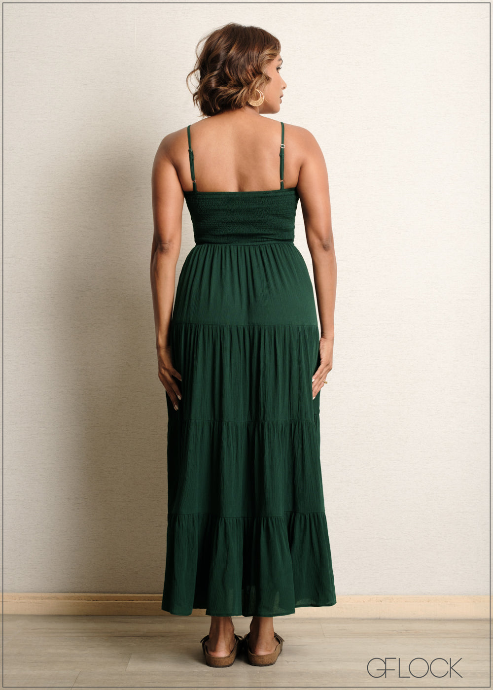Tiered Strappy Dress - 090525