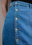 Denim Skirt - 090425