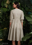 Tiered High Low Dress - 231224