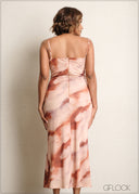 Cowl Neck Midi Dress - 090525