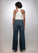 Wide Leg High Waist Jean - Long Length - 241026