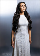 High Neck Sleeveless Maxi Dress - 221225