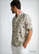 Normal Collar Short Sleeve Shirt - 260426