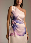 Printed Floral Dress - 120226