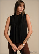 Pintuck Top - 020226