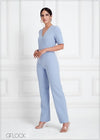 V-Neck Jumpsuit - 050523