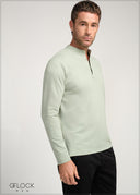 Long Sleeve Henley - 120425