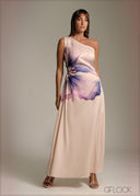 Printed Floral Dress - 120226