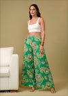 Printed Wide Leg Pants - 181024