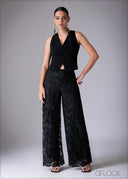 High Waist Wide Leg Pant - 110725