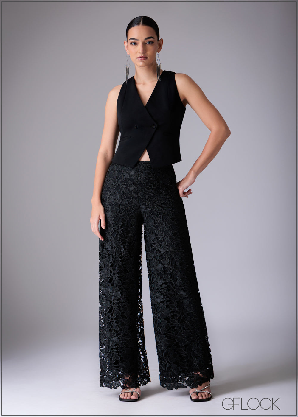 High Waist Wide Leg Pant - 110725