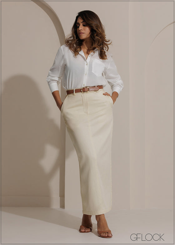 Fitted Maxi Skirt - 271025