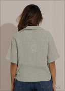 Camp Collar Top - 271025