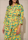 Floral Shirt Dress - 201223