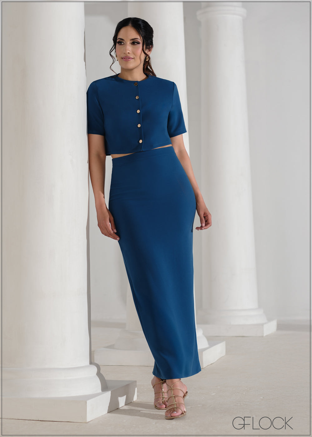 Long Pencil Skirt - 090625