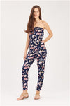 Bandeau Floral Jumpsuit