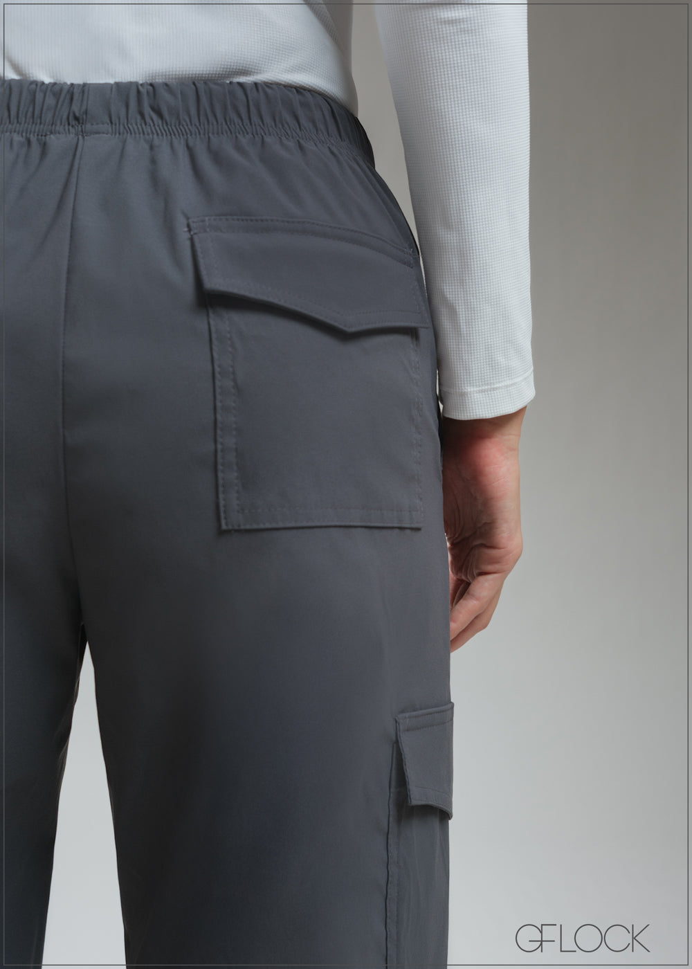 Cargo Style Tie-In Ankle Pant - 270925