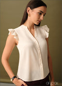 Butterfly Sleeved Top - 061025