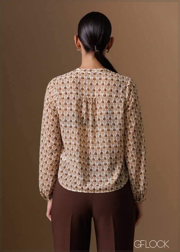 Puff Sleeve Top - 120925