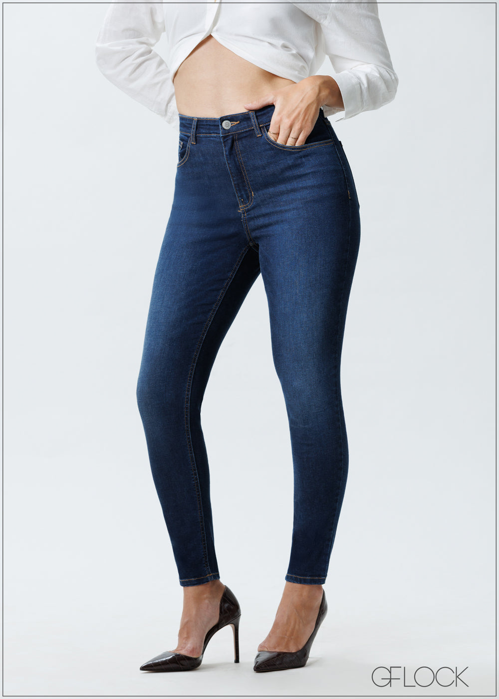Deep Blue Skinny Jean - 251125D