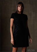 Embellished Mini Dress - 191225