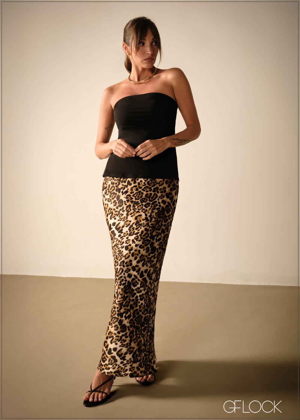 High Waist Maxi Skirt - 271125