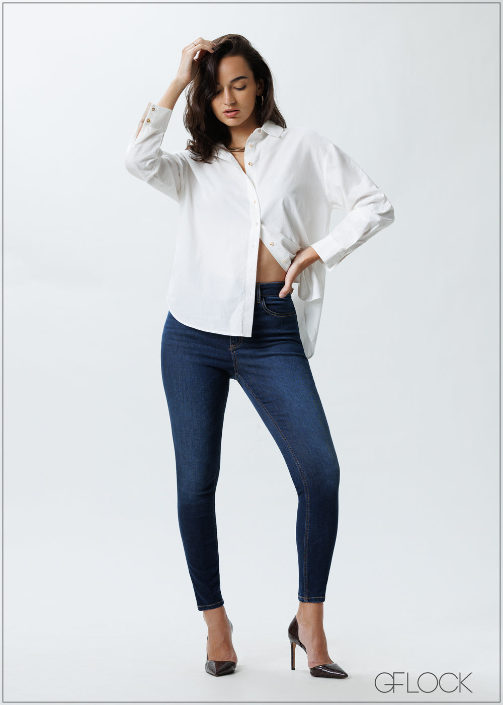 Deep Blue Skinny Jean - 251125D