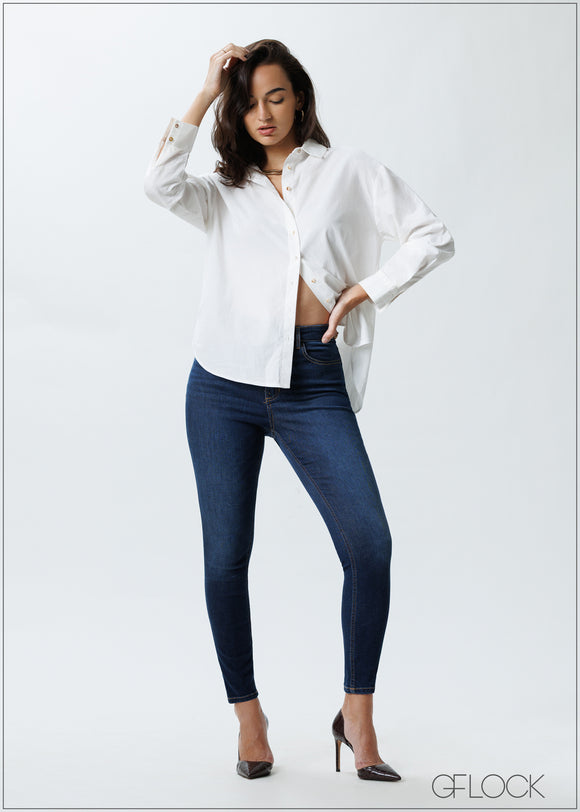 Deep Blue Skinny Jean - 251125D