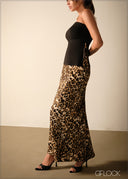 High Waist Maxi Skirt - 271125
