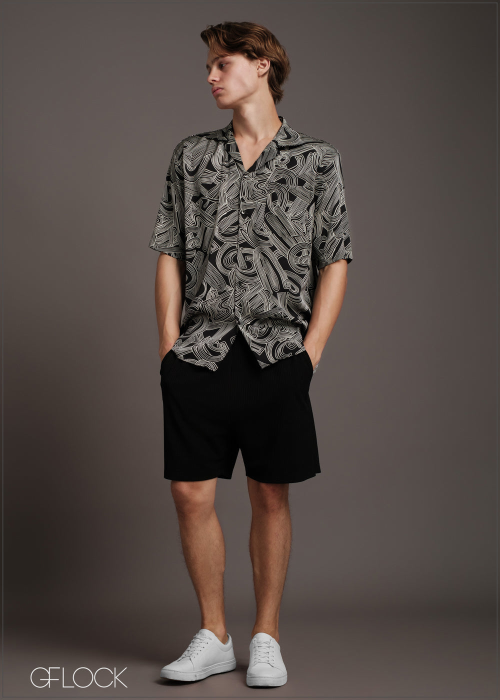 Oversize Men's Shirt - 231223 - GFLOCK.LK