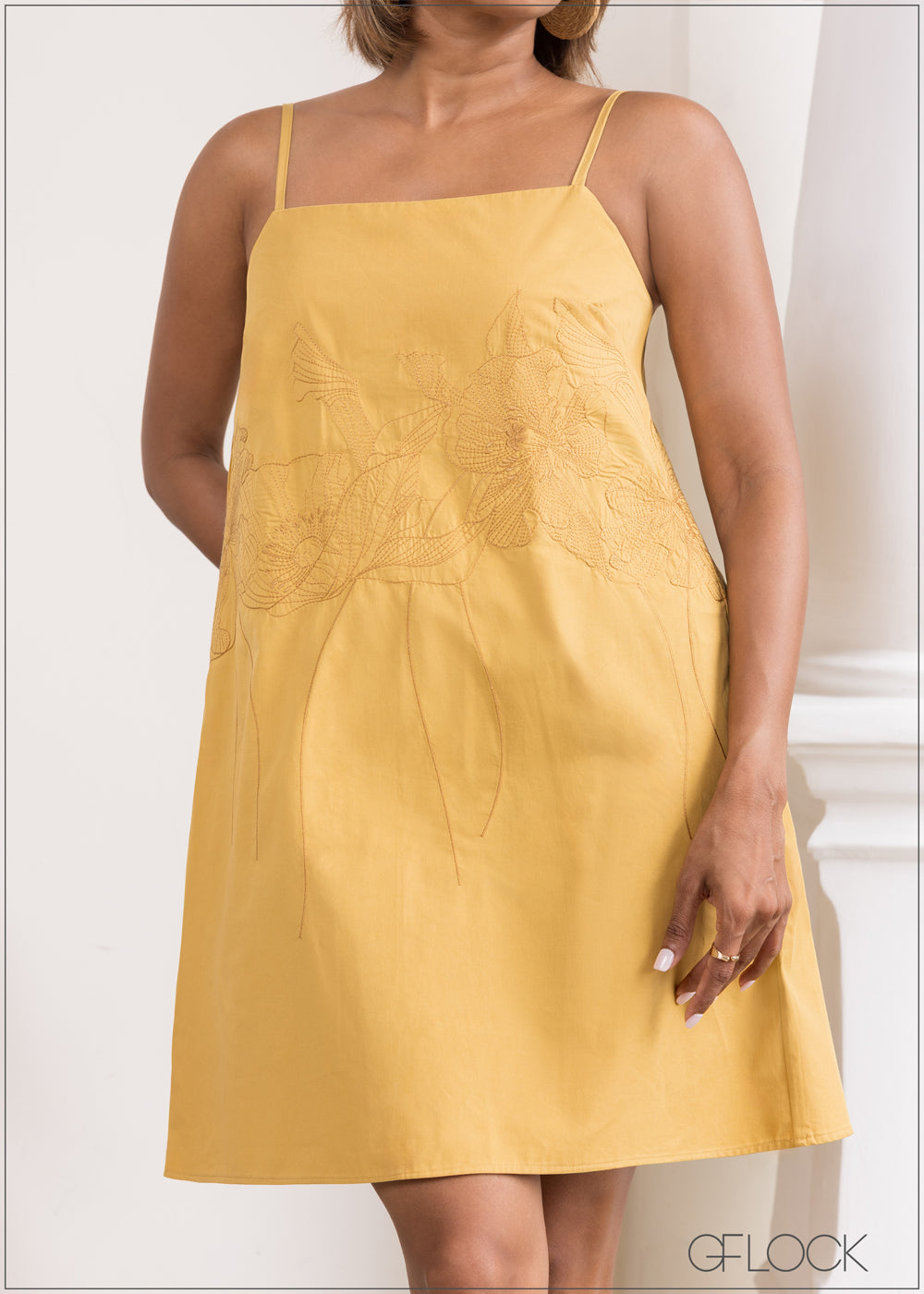 Embroidered Dress - 230525